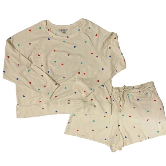 WILDFOX large sweatshirt and shorts lounge set - Picture 4 of 7